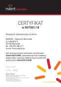 Certyfikat firma Nvent